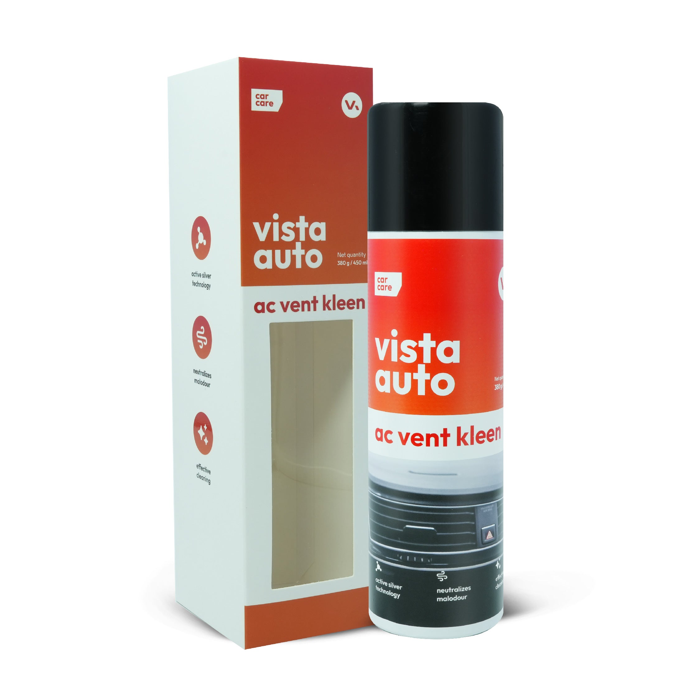 AC Vent Kleen - 380g | Hygiene Foam Spray with Extension Tube