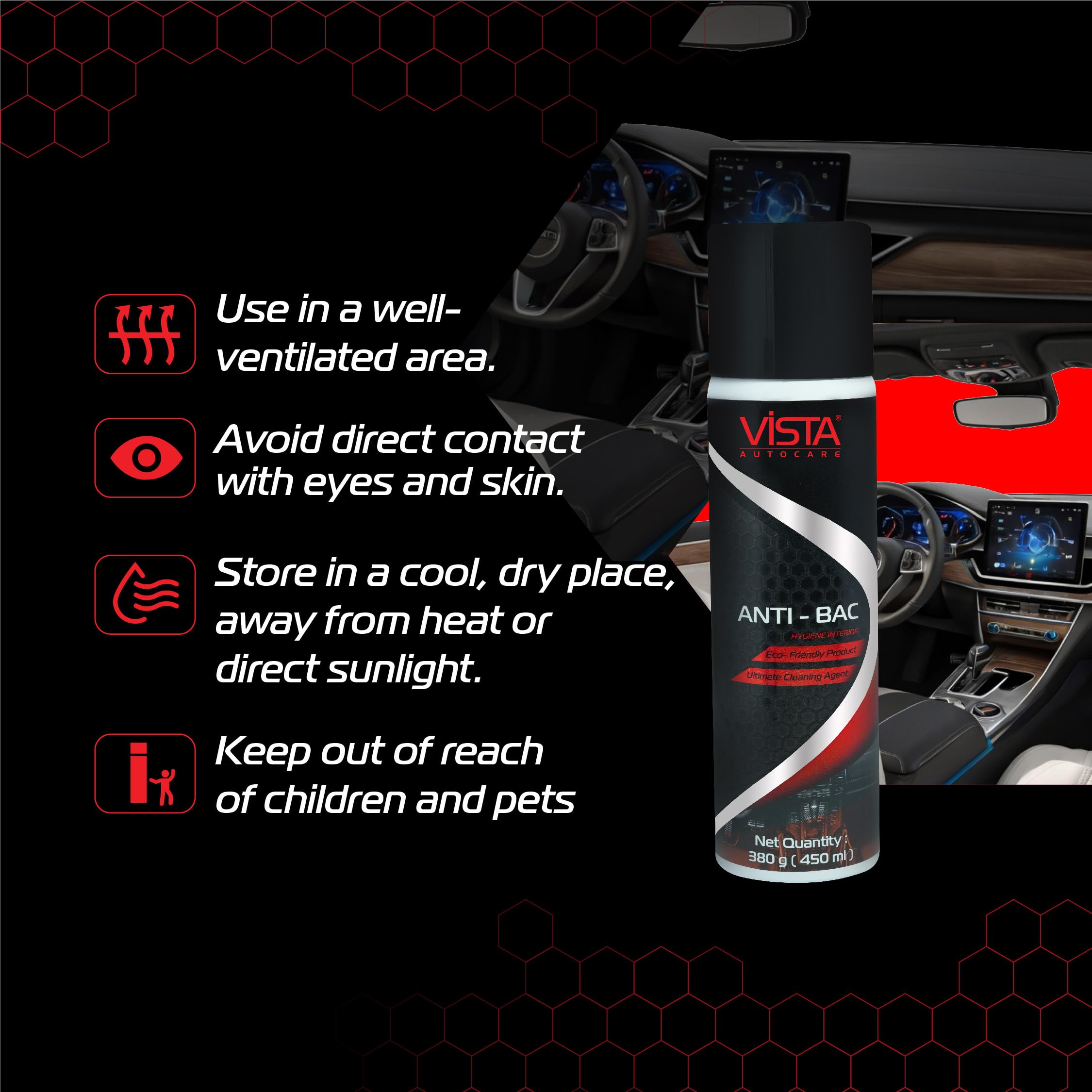 Antibac Hygiene Interiors 450 ml