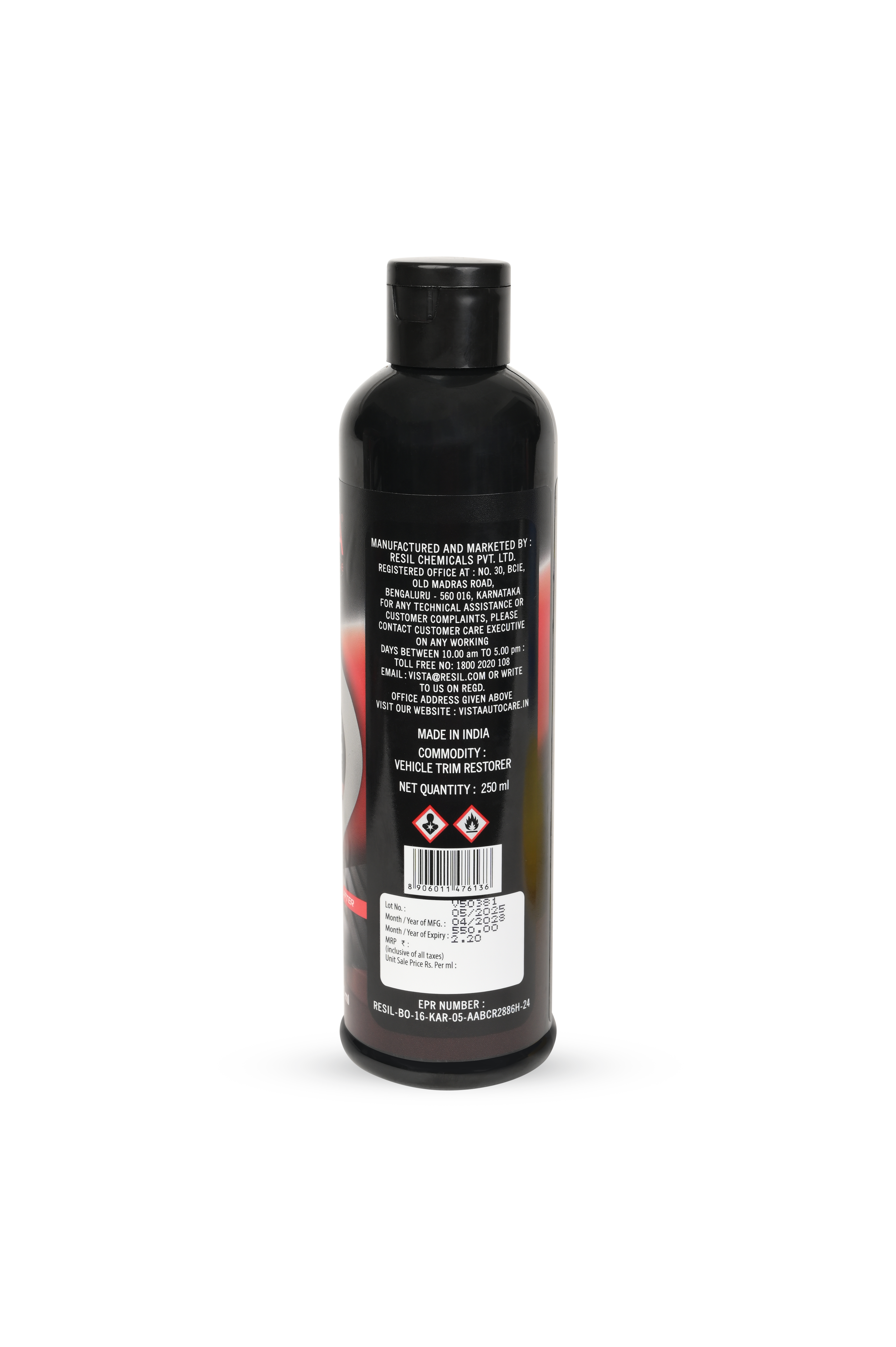 Trim Restorer 250 ml - Premium Exterior Plastic & Vinyl Revitalizer