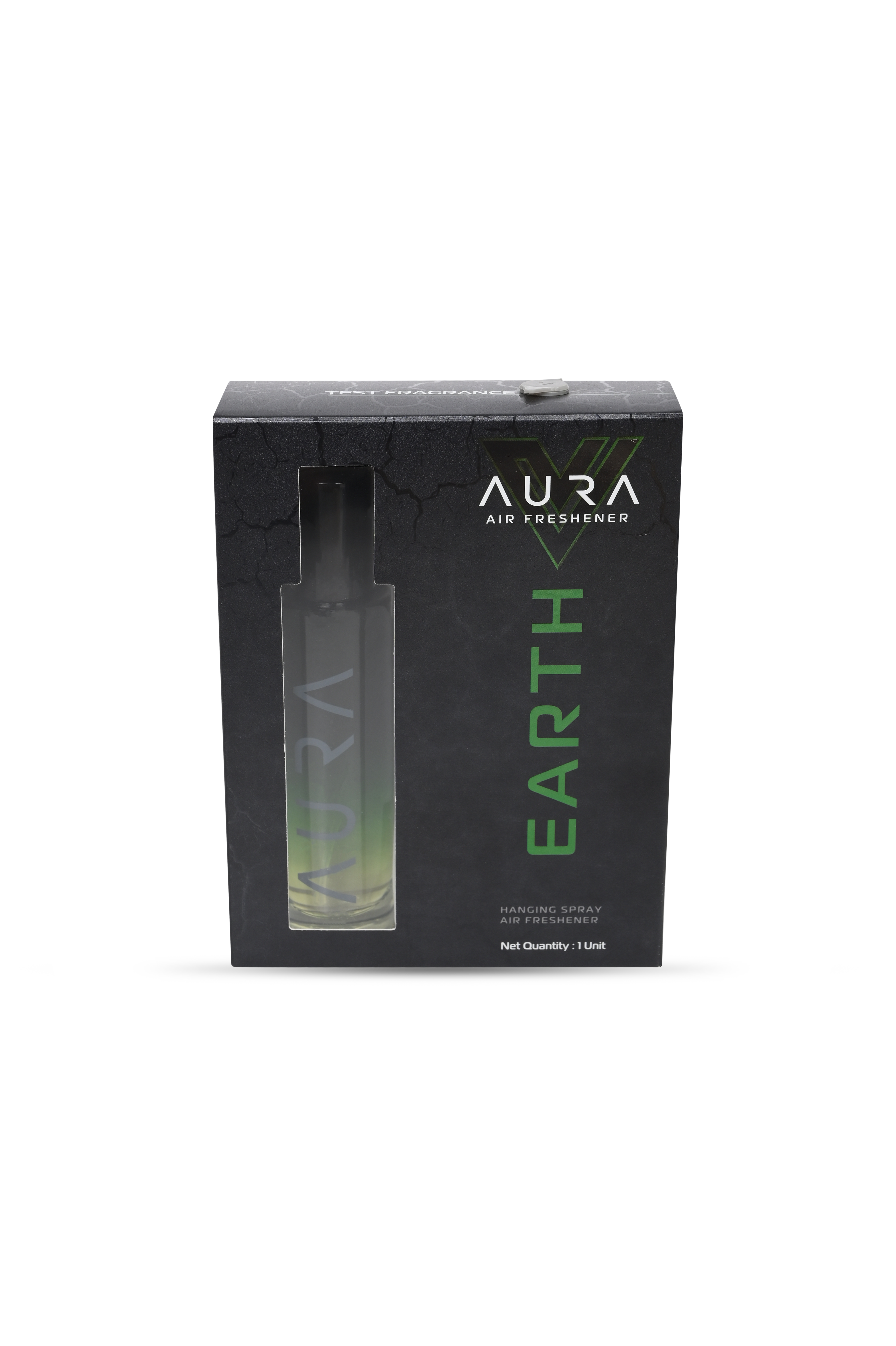 Aura Hanging Air Freshener - Earth 30 ml with 2 Hanging Boards | For Cars, Home, Living Spaces, Office, Closets, Bathrooms | 400 + Sprays