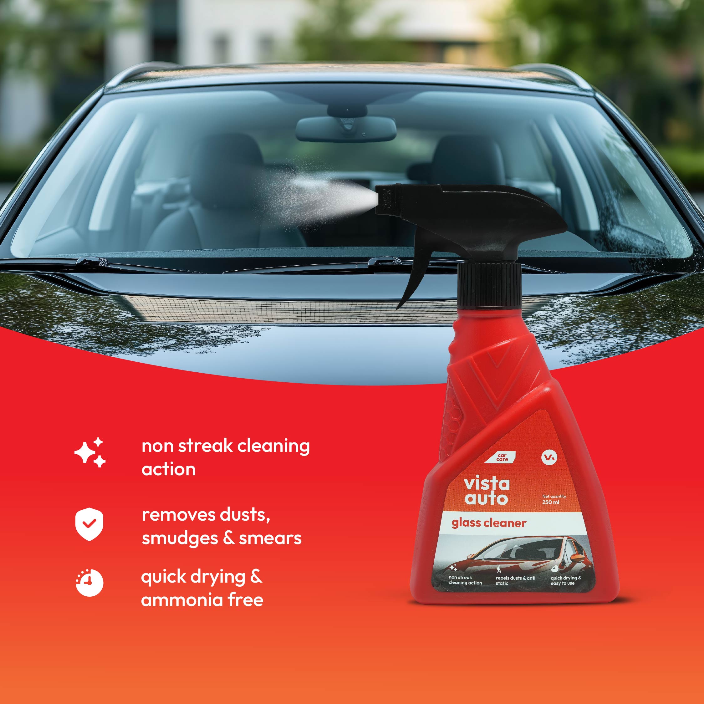 Glass Kleen 250 ml | Glass Cleaner | Windshield Cleaner