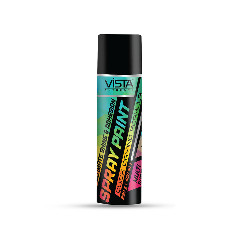 VISTA SPRAY PAINT BLACK GLOSSY 400 ml (290g)