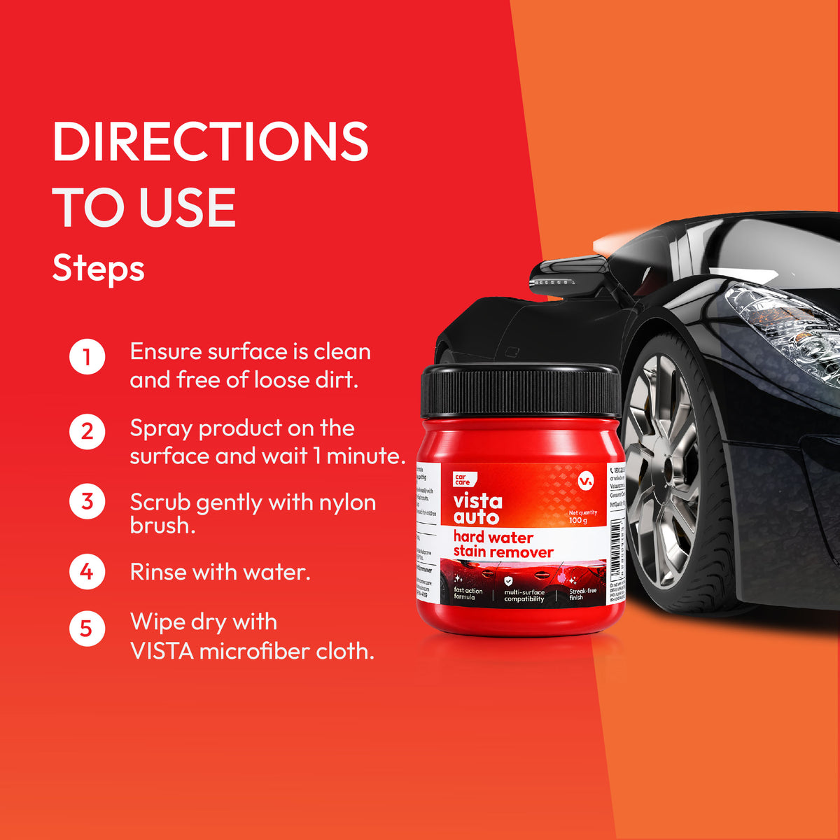VISTA HARD WATER STAIN REMOVER 100 g