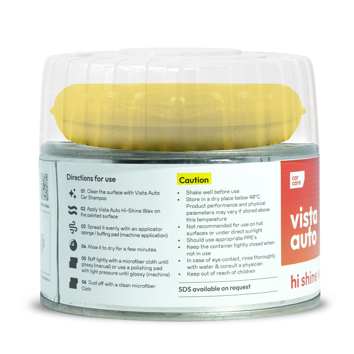 Hi-Shine Wax 250 g (Carnauba Wax) Polish