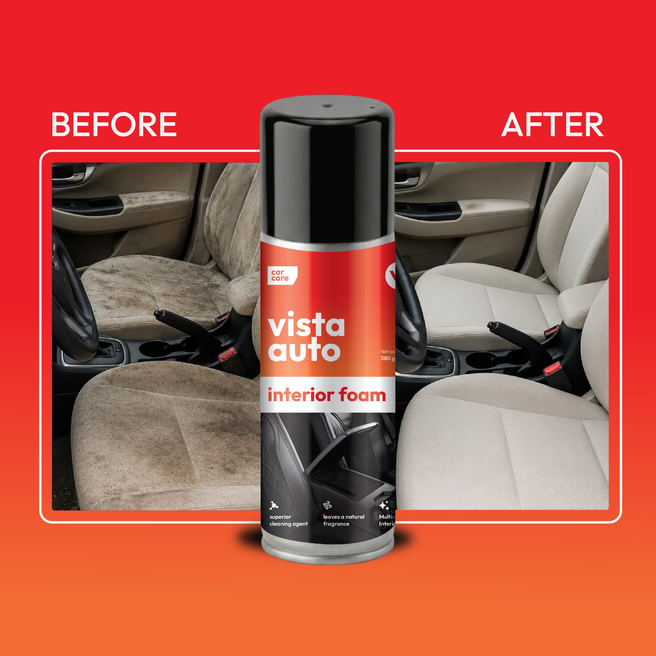 Interior Foam 450 ml | Car Interior Cleaner