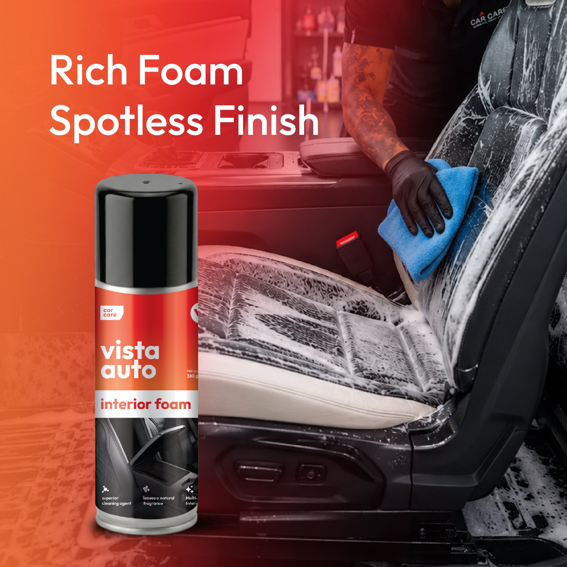 Interior Foam 450 ml | Car Interior Cleaner