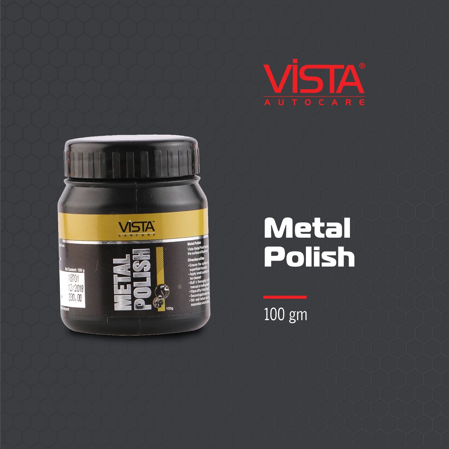 Metal Polish 100 g | Superior Shine for Chrome, Copper, Brass, Bronze, Nickel & Stainless Steel