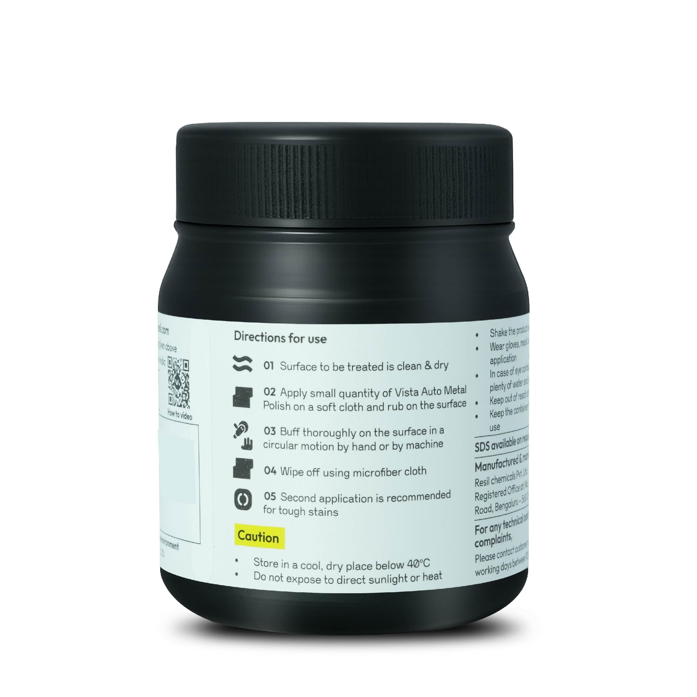 Metal Polish 100 g | Superior Shine for Chrome, Copper, Brass, Bronze, Nickel & Stainless Steel