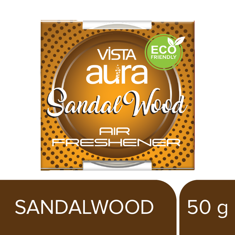 VISTA AURA AIR FRESHENER GEL SANDAL WOOD 50 gm