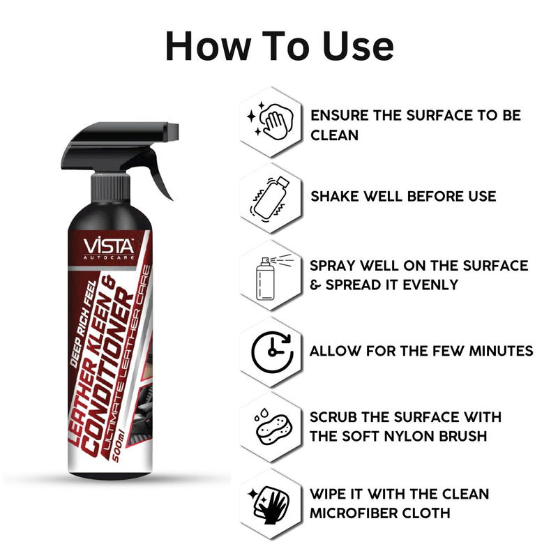 VISTA LEATHER KLEEN & CONDITIONER 500 ml