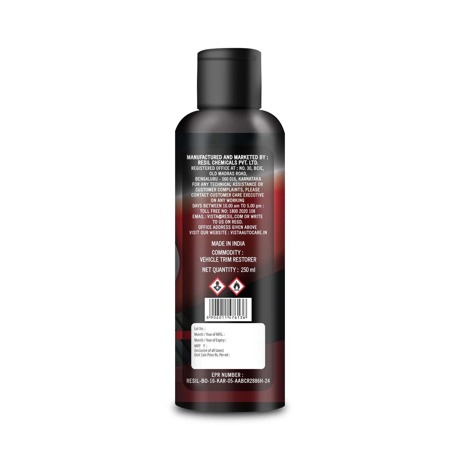 Trim Restorer 250 ml - Premium Exterior Plastic & Vinyl Revitalizer