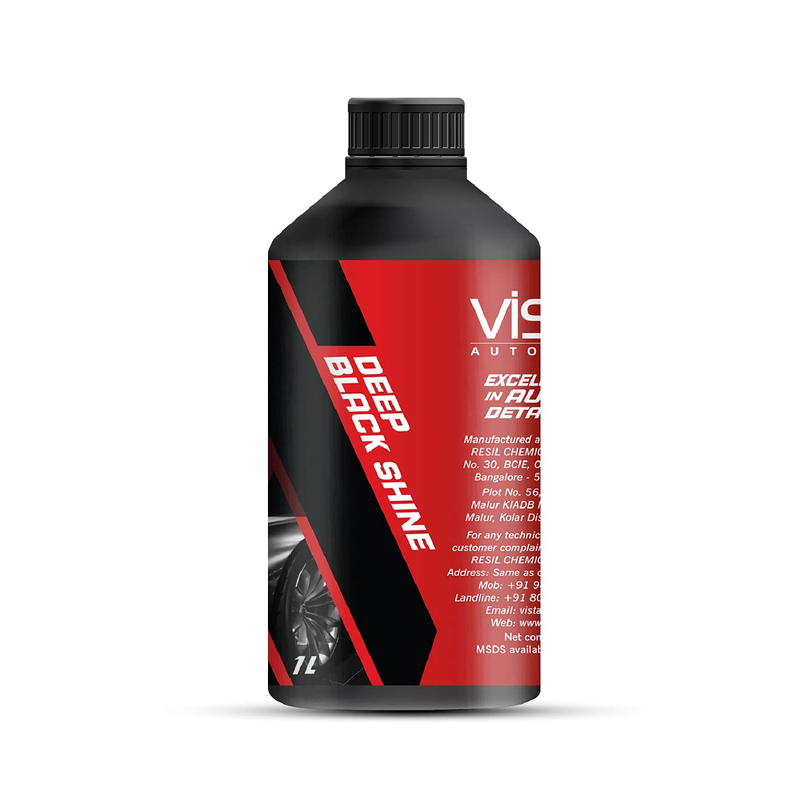Prevent electrostatic charge build-up and extend the new matte look of your vinyl & rubber car interior with Vista Vinyl & Rubber Polish. An easy-to-apply car dashboard polish, not only makes the dashboard dust repellent but also leaves behind a pleasing fragrant smell.