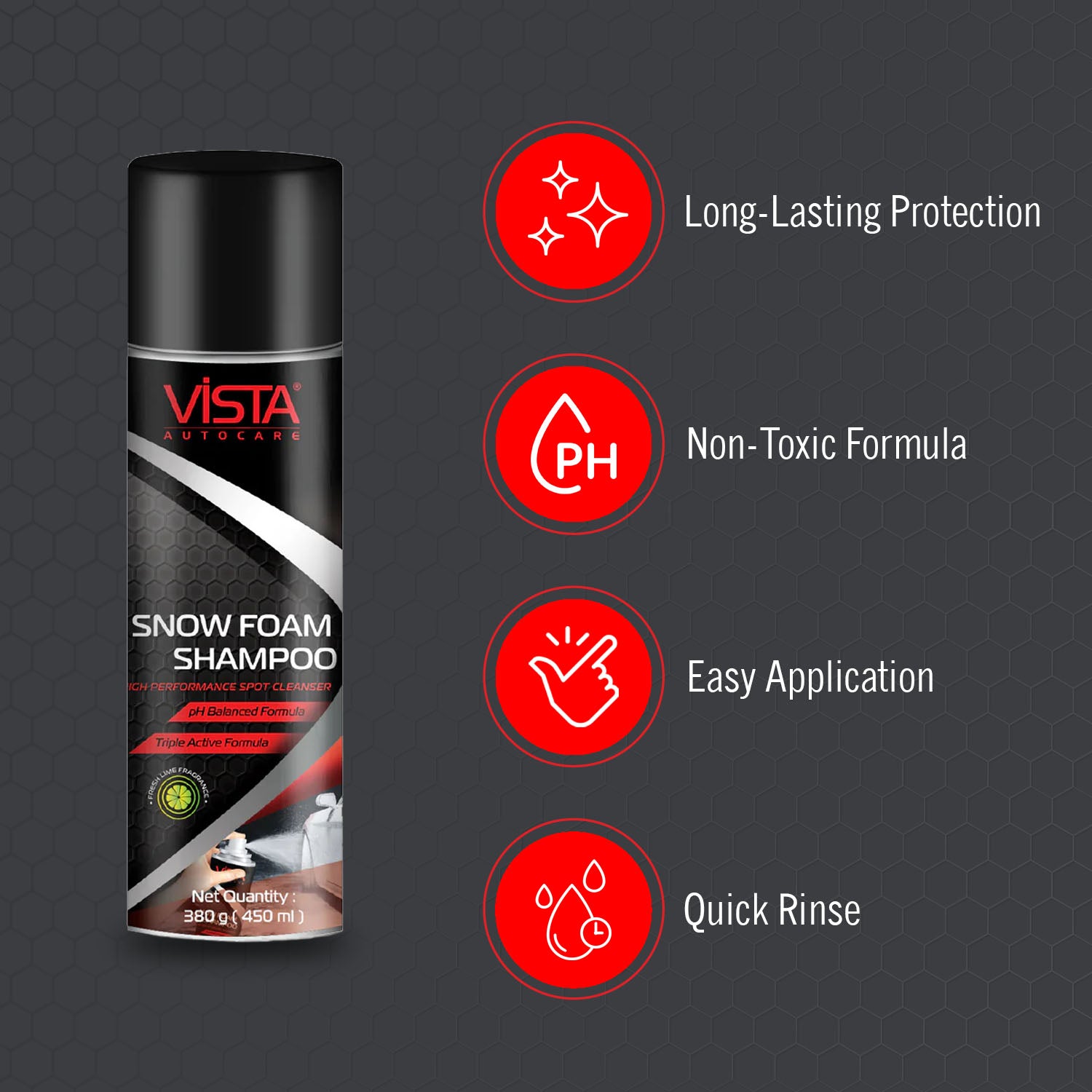 Vista Snow Foam Shampoo 450 ml (380 g)