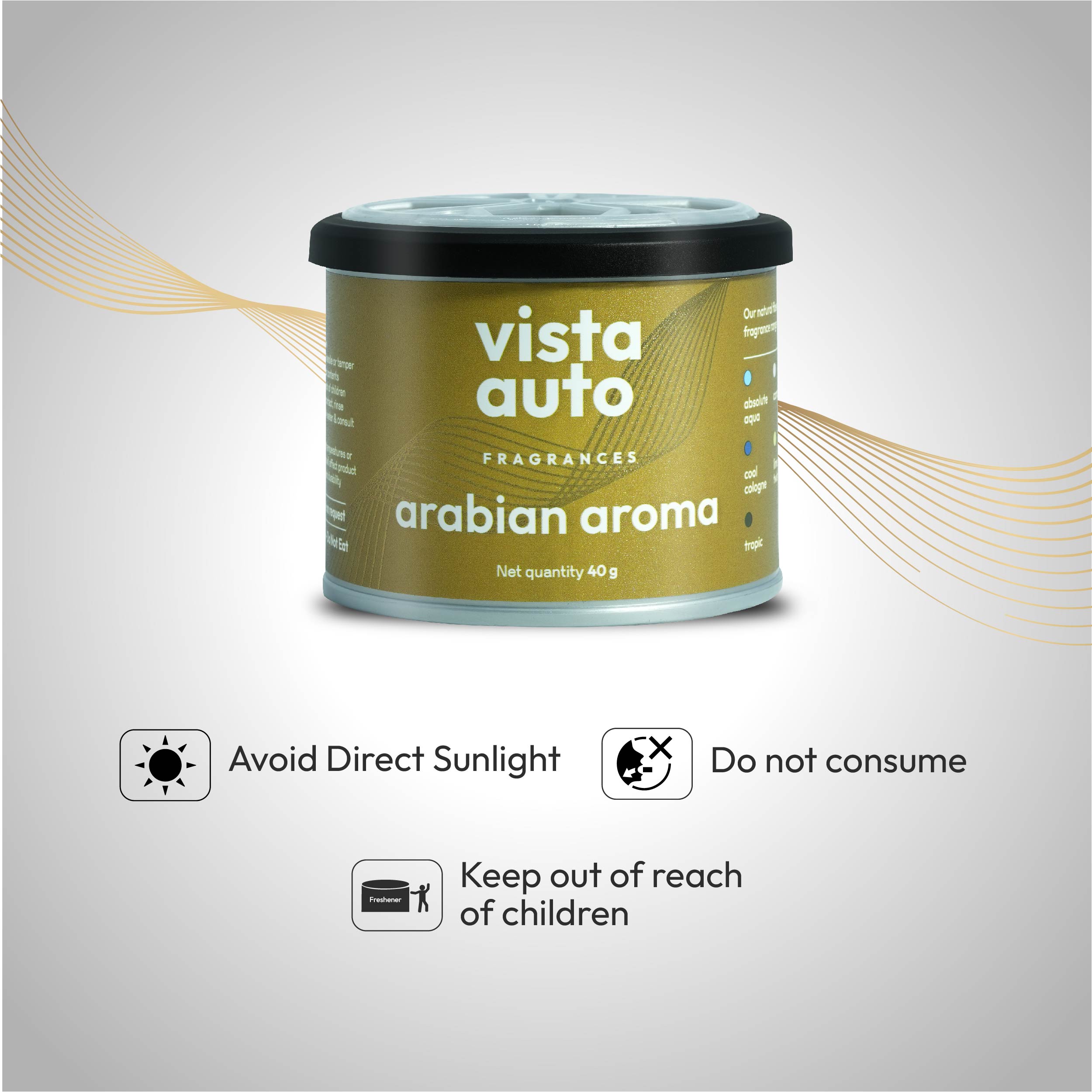 Aura Natural Fiber Car Freshener -  Arabian Aroma 40 g