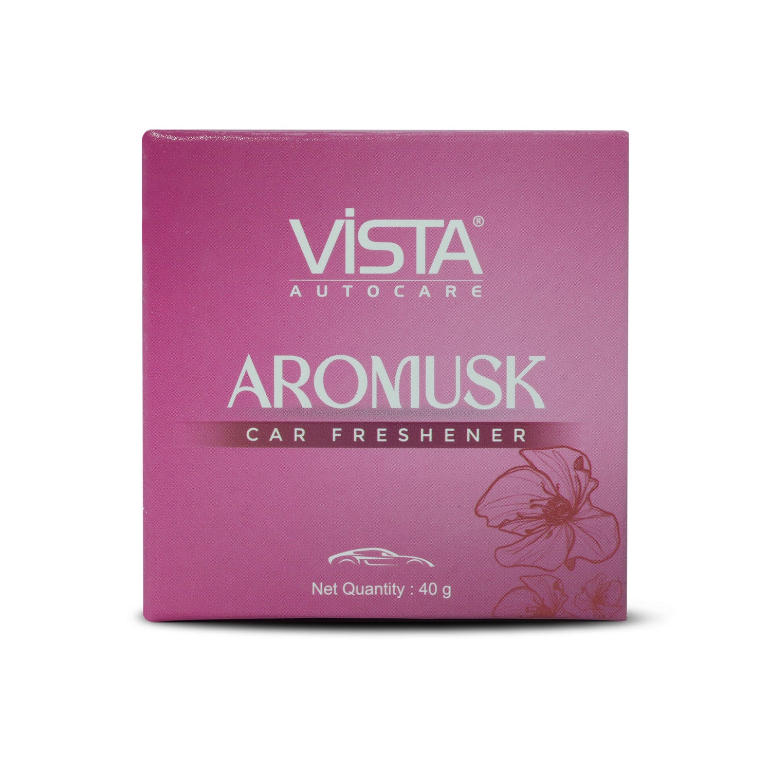 Aromusk Car Air Freshener 40 g, Wooden Fiber, Long-Lasting & Refreshing Fragrance to Freshen Up Your Car - Odor Eliminator & Car Accessories