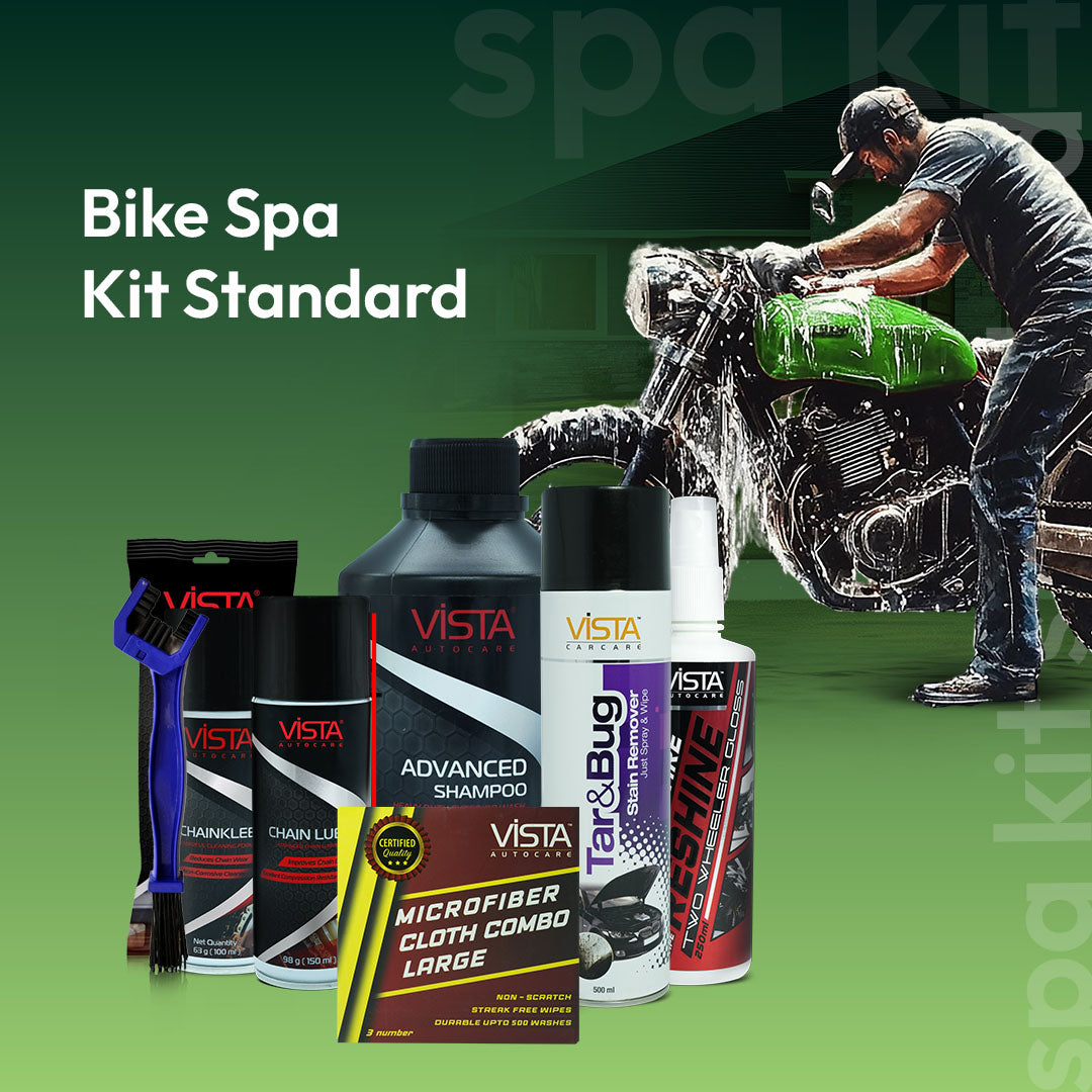 Bike Spa Kit Standard -BK4 | 7-Piece Professional Detailing Kit | Complete Wash & Shine Bundle