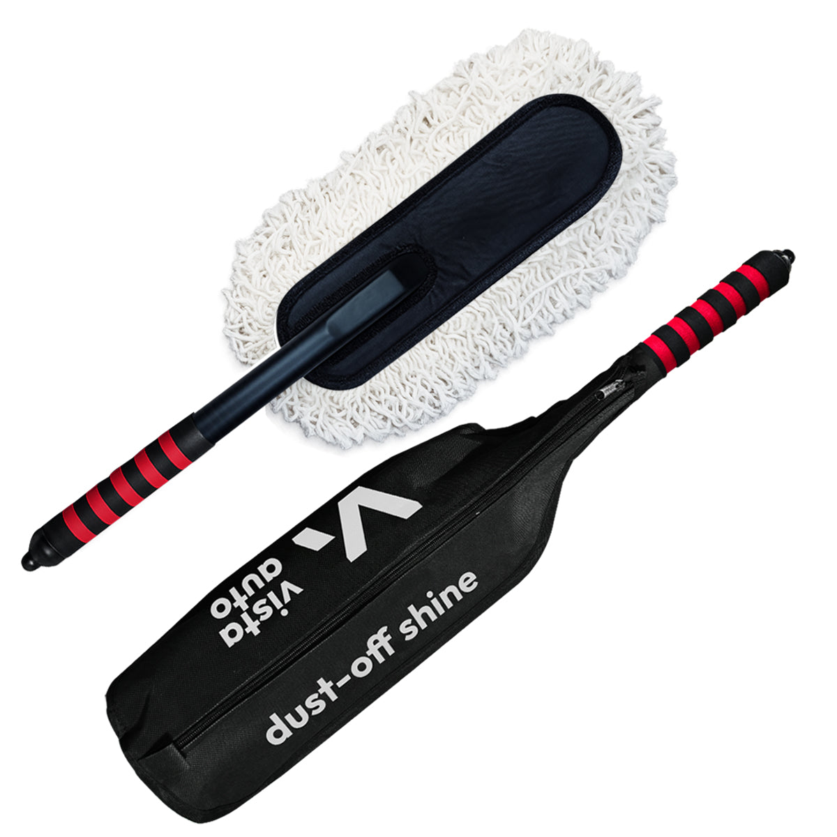 Vista Auto Dust-Off Shine Car Duster | Wax-Treated Cotton Strands For  Cars, Bikes, Home & Office