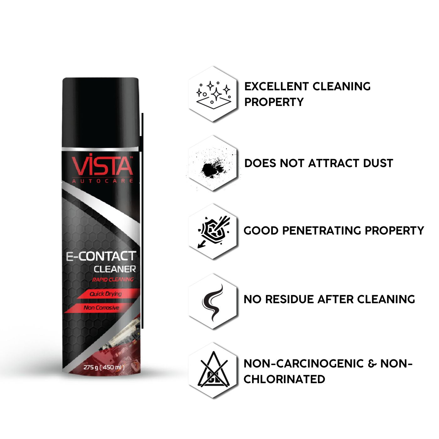 VISTA E Contact Cleaner 450 ml (275 g)