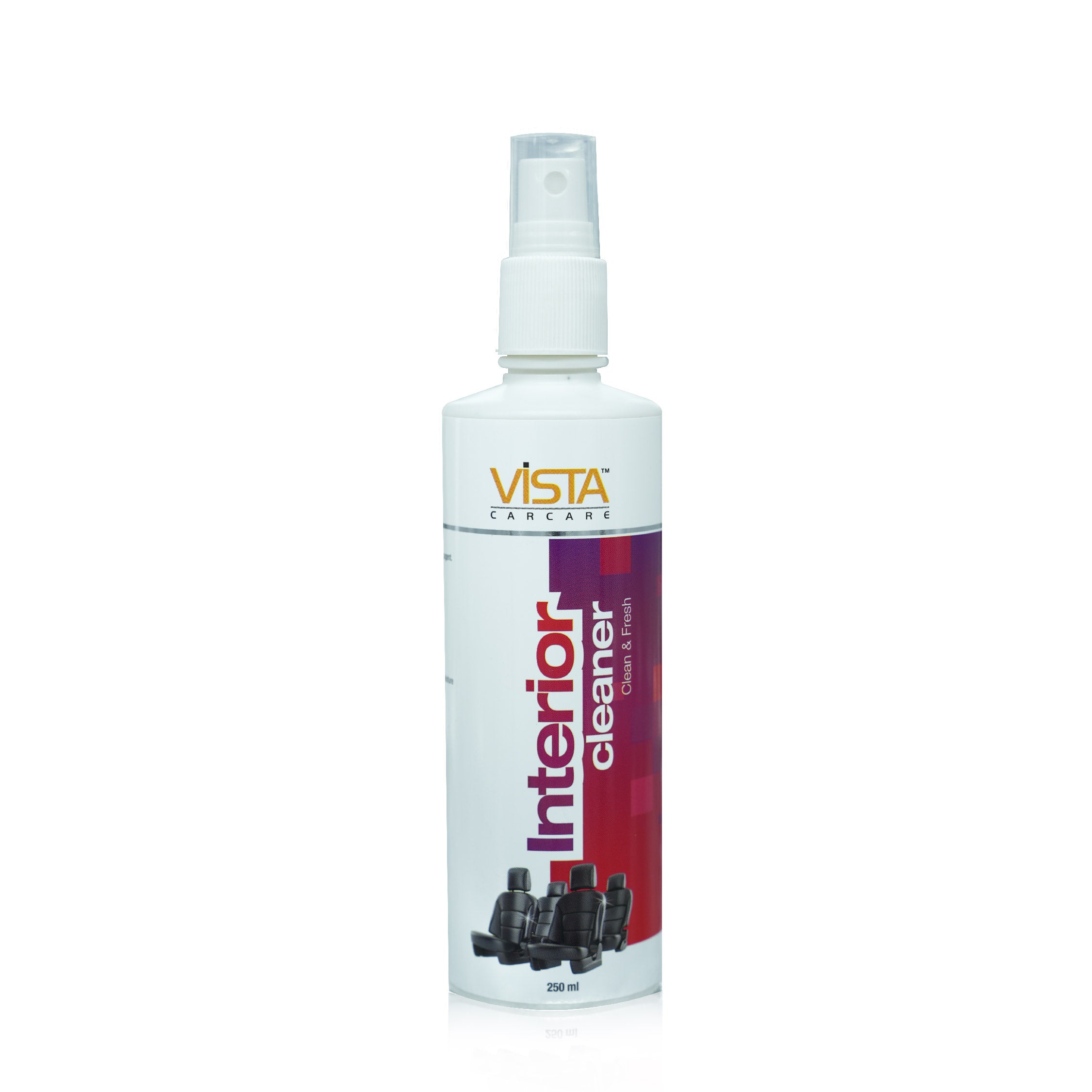 Vista Auto Care Interior Cleaner 250ml | Multi-Surface Stain Remover with Citrus Fragrance