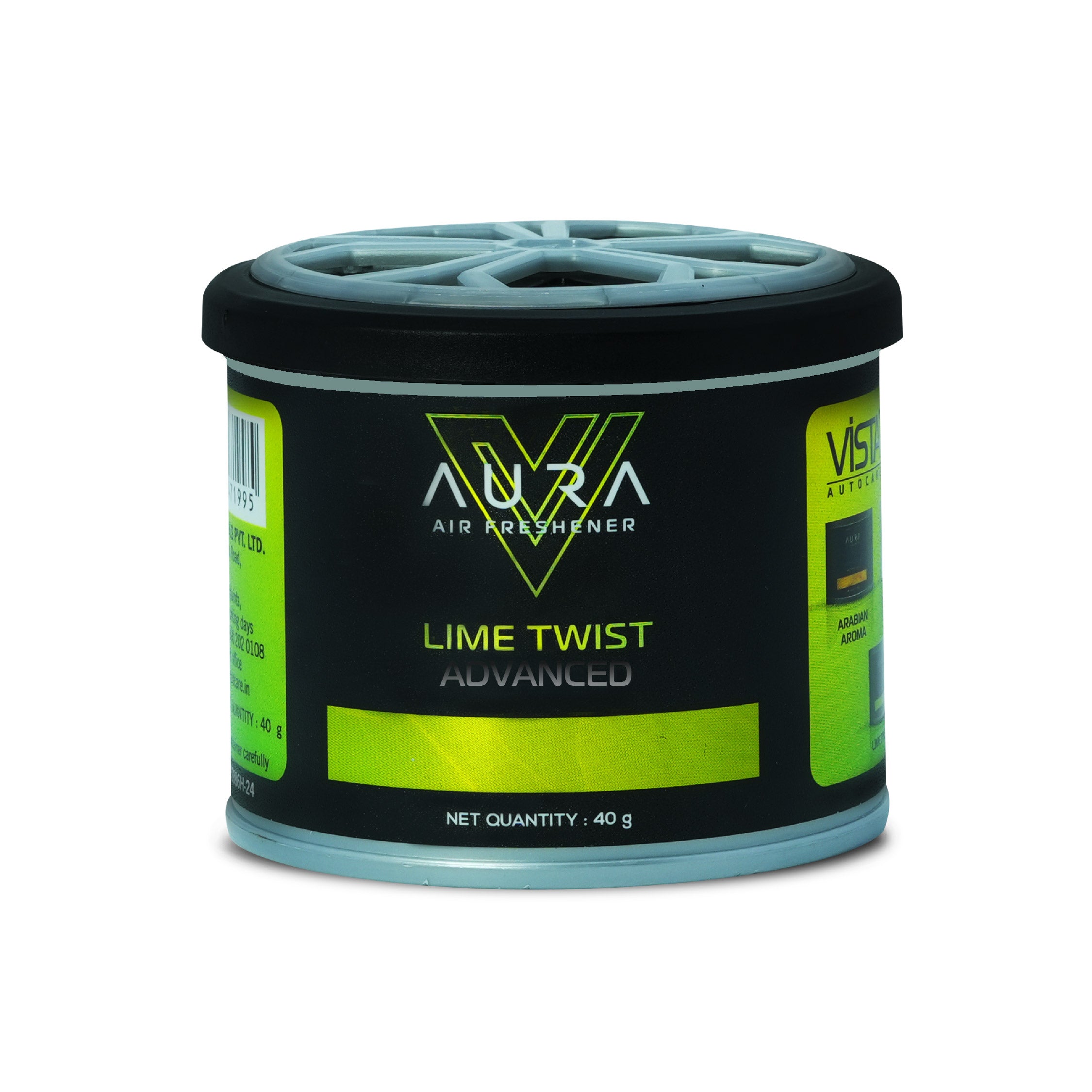 Aura Natural Fiber Car Freshener - Lime Twist 40 g