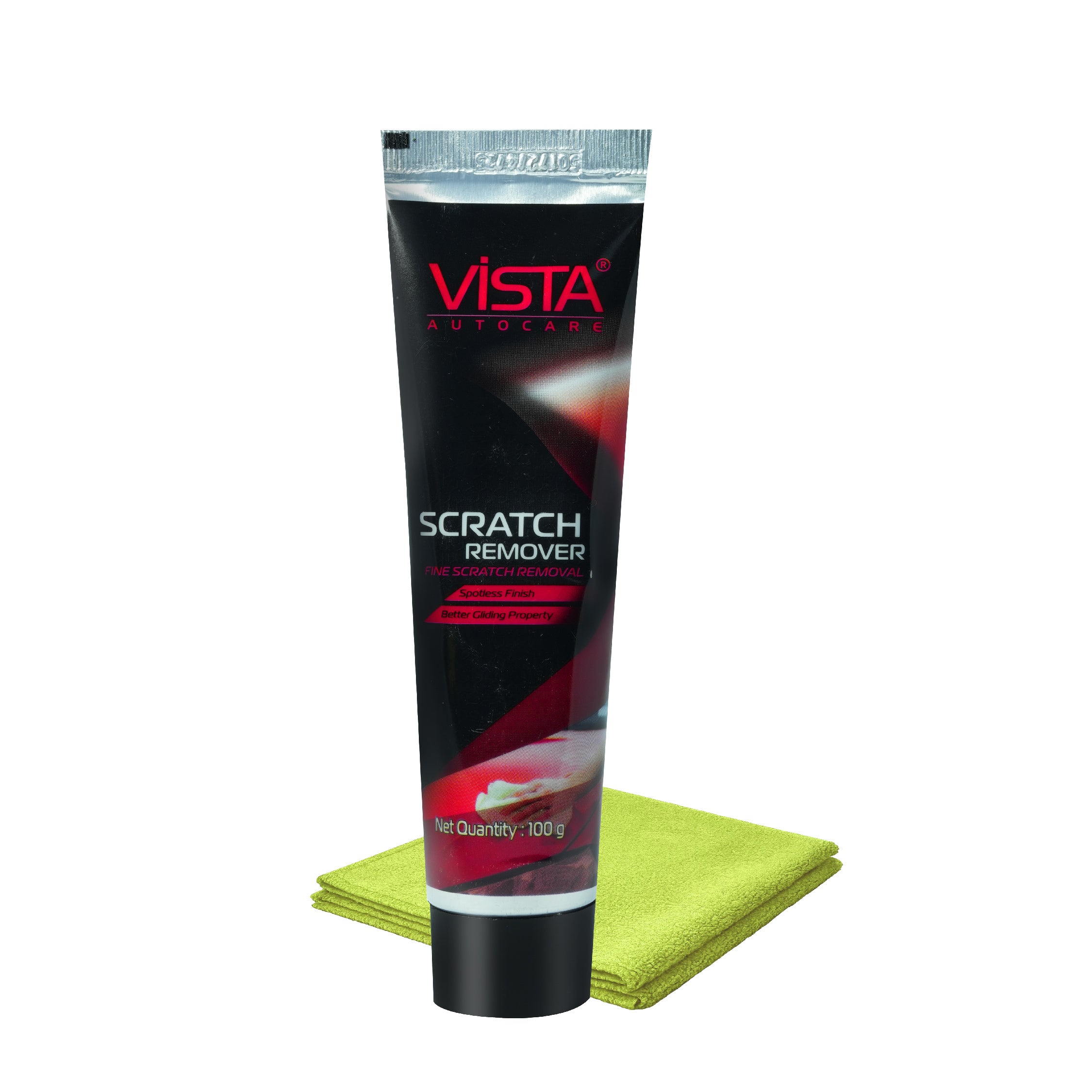 Vista Auto Scratch Remover 100g with Microfiber Cloth