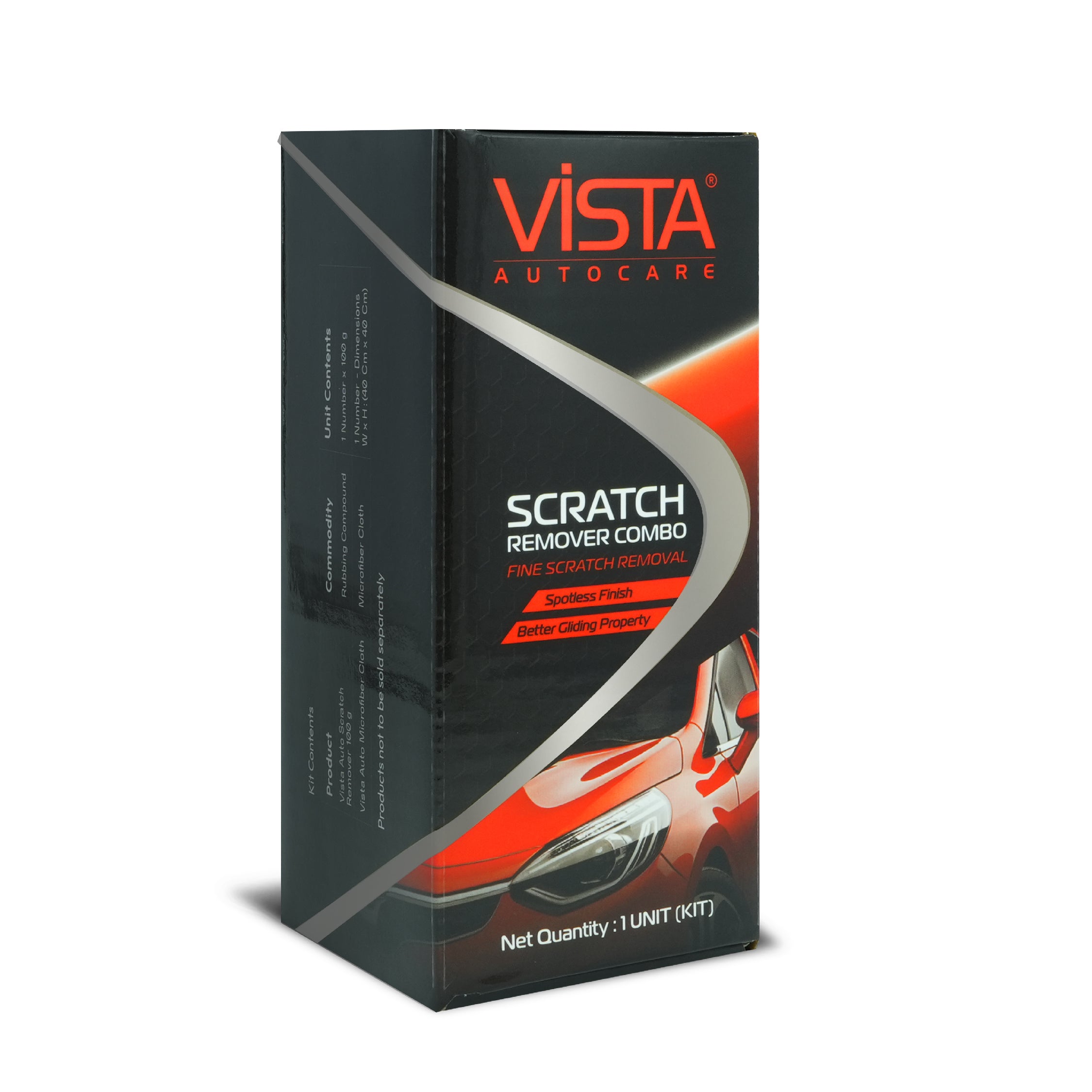 Vista Auto Scratch Remover 100g with Microfiber Cloth