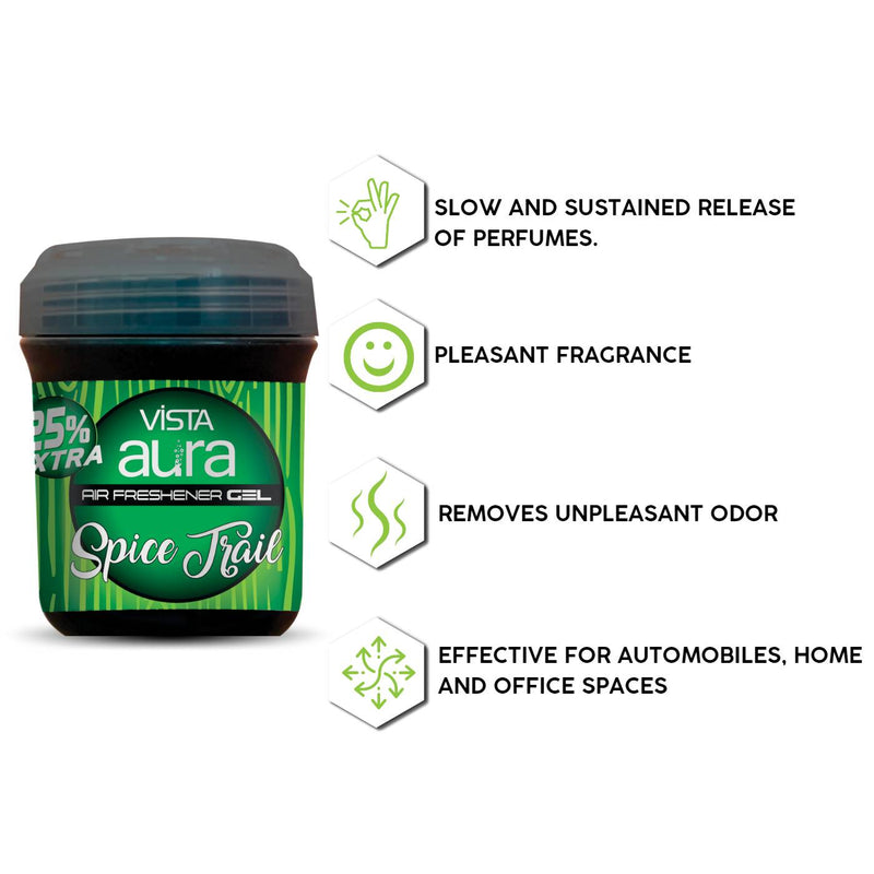 VISTA AURA AIR FRESHENER SPICE TRAIL 100 gm
