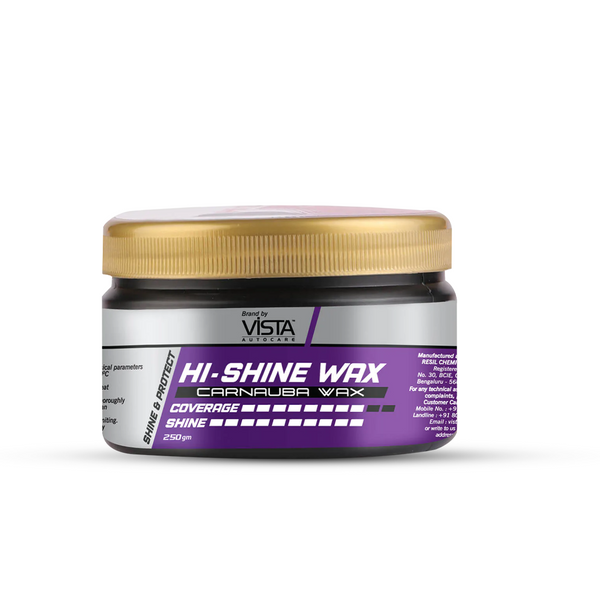 HI-SHINE WAX 250 gm (Carnauba Wax) Polish