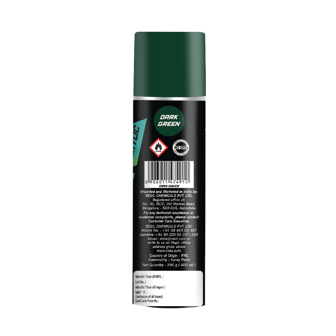 Spray Paint Dark Green 400 ml (290 g)