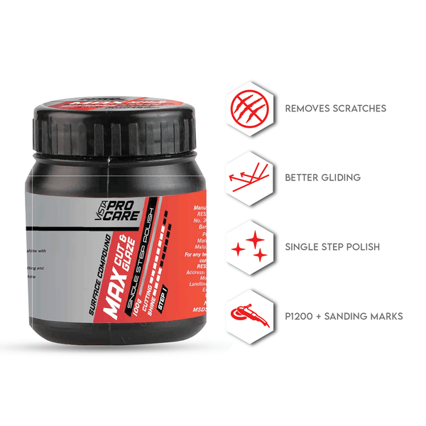 VISTA MAX CUT & GLAZE 100 gm