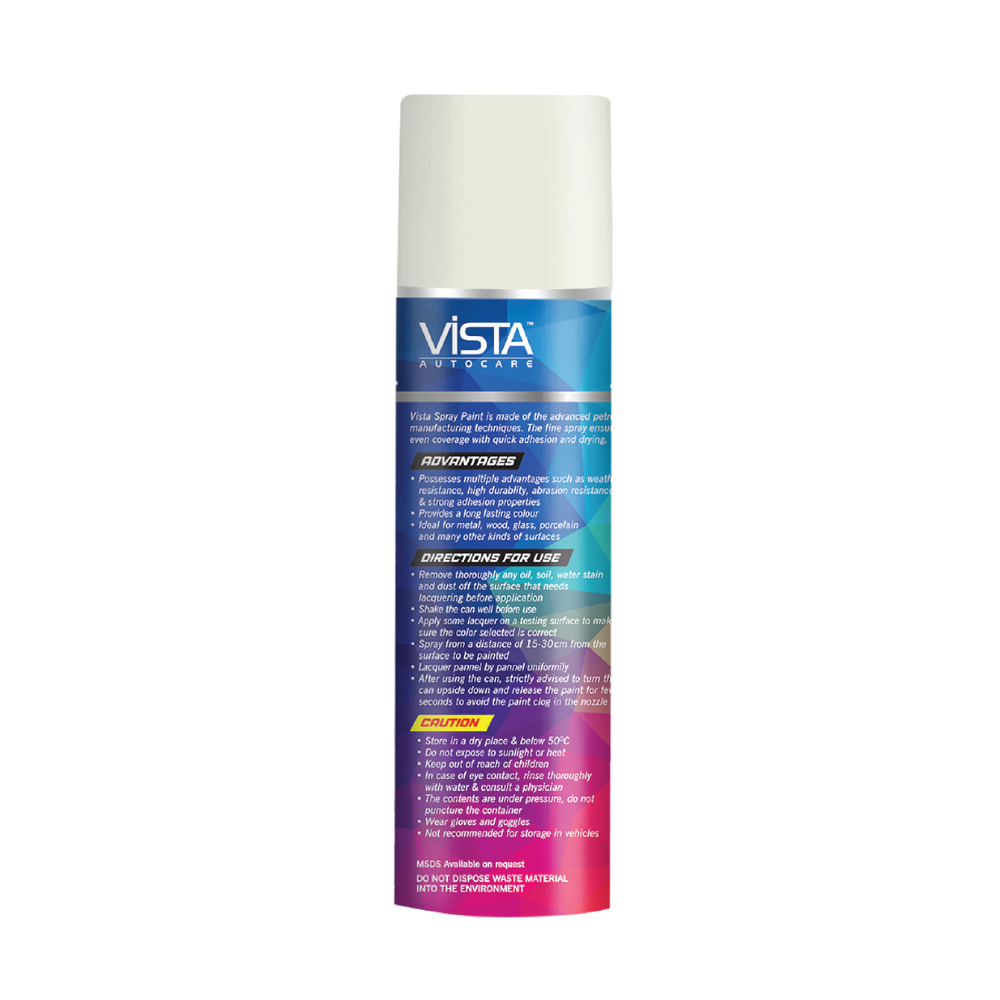 VISTA SPRAY PAINT PEARL WHITE 400 ml (290 g)